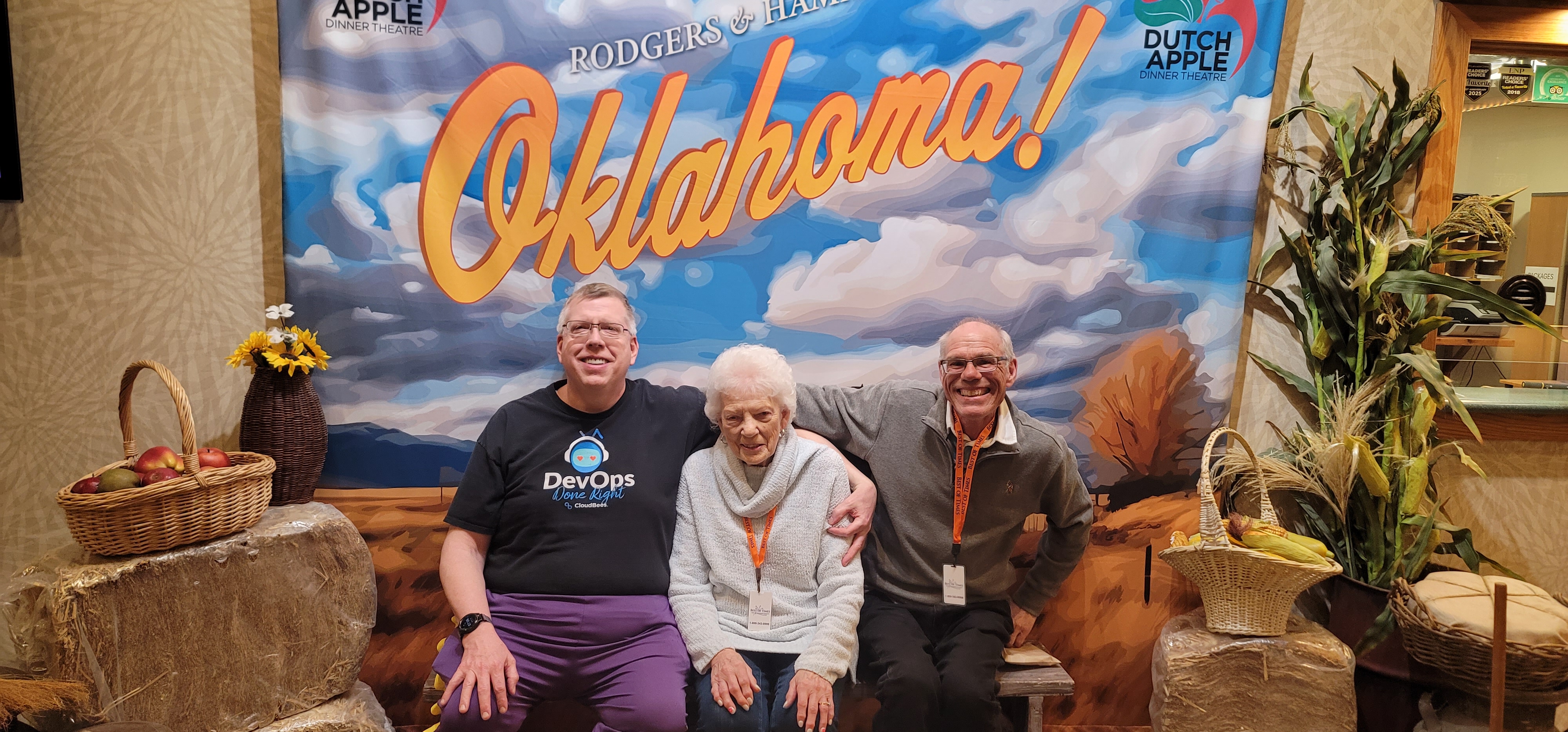 Oklahoma Dinner Theatre Backdrop